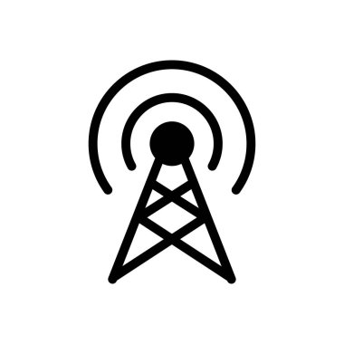 Web sitesi tasarımı ve masaüstü zarfları için kule simgesi, geliştirme. premium paket.