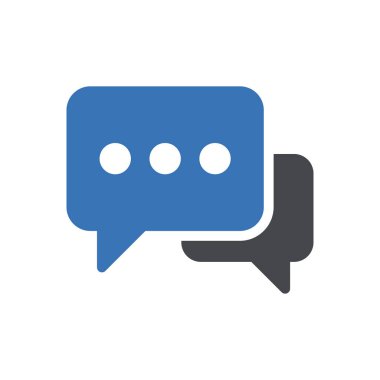 Web sitesi tasarımı ve masaüstü zarfları için sohbet simgesi, geliştirme. premium paket.