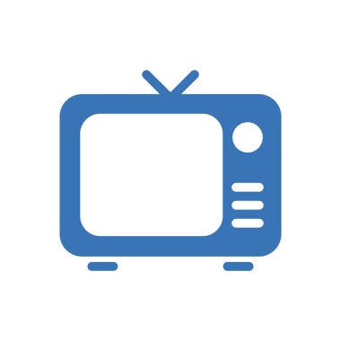 İnternet sitesi tasarımı ve masaüstü zarfları için televizyon simgesi, geliştirme. premium paket.