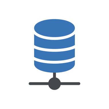 Web sitesi tasarımı ve masaüstü zarfları için sunucu simgesi, geliştirme. premium paket.