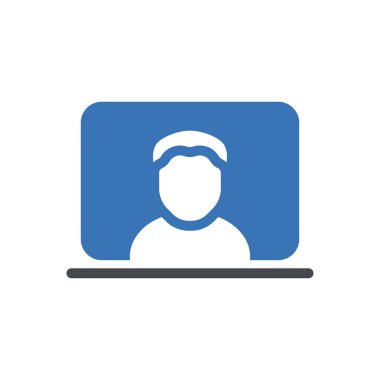 Web sitesi tasarımı ve masaüstü zarfları için kullanıcı simgesi, geliştirme. premium paket.