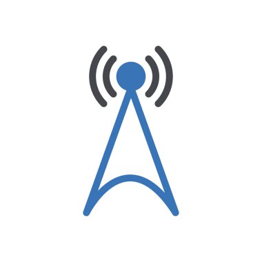 Web sitesi tasarımı ve masaüstü zarfları için kule simgesi, geliştirme. premium paket.