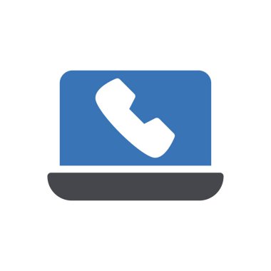 Web sitesi tasarımı ve masaüstü zarfları için telefon simgesi, geliştirme. premium paket.