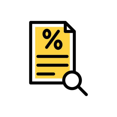 Web sitesi tasarımı ve masaüstü zarfları için vergi simgesi, geliştirme. premium paket.