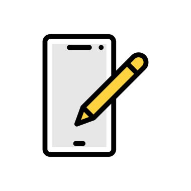 mobil simge web sitesi tasarımı ve masaüstü zarfları için, geliştirme. premium paket.