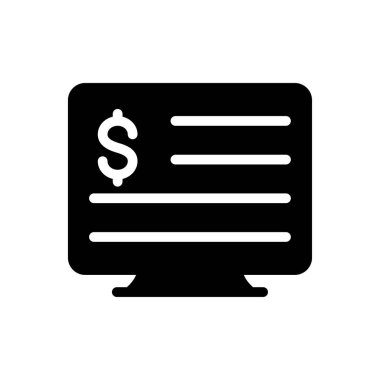 Web sitesi tasarımı ve masaüstü zarfları için vergi simgesi, geliştirme. premium paket.