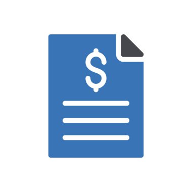 Web sitesi tasarımı ve masaüstü zarfları için Bill Simgesi, geliştirme. premium paket.