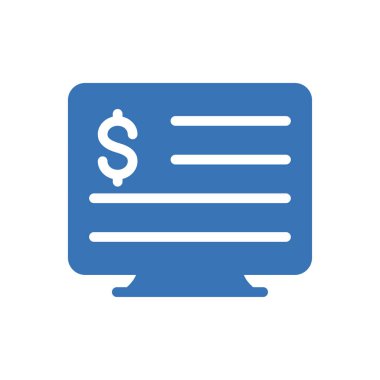 Web sitesi tasarımı ve masaüstü zarfları için vergi simgesi, geliştirme. premium paket.