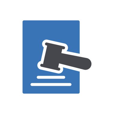 Web sitesi tasarımı ve masaüstü zarfları için açık artırma simgesi. premium paket.