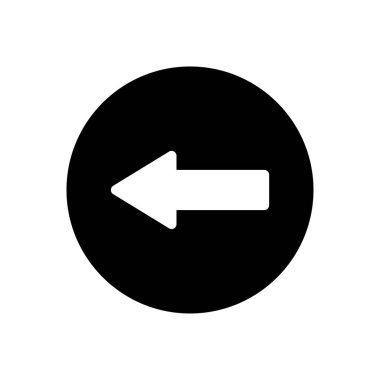 Web sitesi tasarımı ve masaüstü zarfları için sol dönüş simgesi, geliştirme. premium paket.