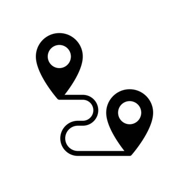 Web sitesi tasarımı ve masaüstü zarfları için harita simgesi, geliştirme. premium paket.