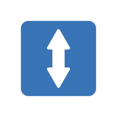 yukarıdan aşağıya vektör renk simgesi