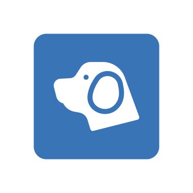 köpek vektörü renk simgesi