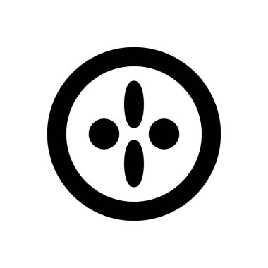 bereket vektörü glyph düz simgesi