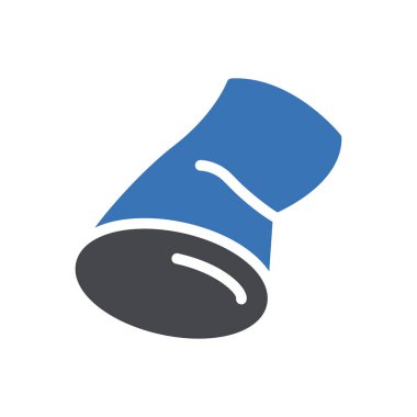 Plastik torba vektör renk simgesi