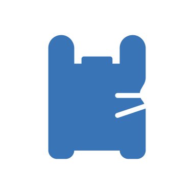 atık torba vektör renk simgesi