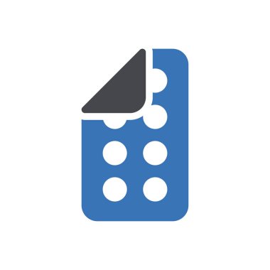 ilaç vektörü renk simgesi