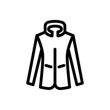 örtü vektörü ince çizgi simgesi