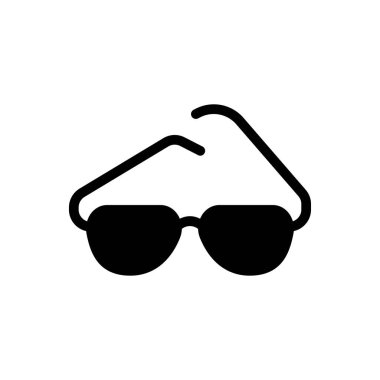 gözlük vektör düz simgesi