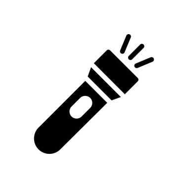 flaş ışığı vektör düz simgesi