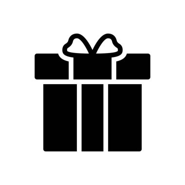 hediye vektör düz simge