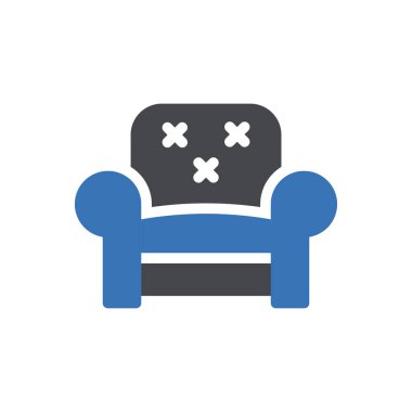 Web sitesi ve Uygulamalar için kanepe simgesi tasarımı ve masaüstü zarfları, geliştirme ve yazdırma. Premium paketi.