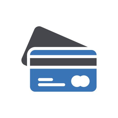 Web sitesi ve Uygulamalar için kredi kartı simgesi tasarım ve masaüstü zarfları, geliştirme ve yazdırma. Premium paketi.