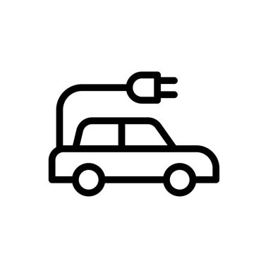 Web sitesi ve Uygulamalar için elektrikli araba simgesi tasarımı ve masaüstü zarfları, geliştirme ve yazdırma. Premium paketi.