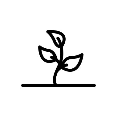 Web sitesi için bitki simgesi ve Uygulamalar tasarımı ve masaüstü zarfları, geliştirme ve yazdırma. Premium paketi.