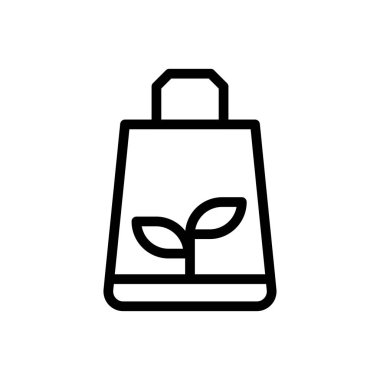 Web sitesi ve Uygulamalar tasarım ve masaüstü zarfları, geliştirme ve yazdırma için ekoloji çanta simgesi. Premium paketi.