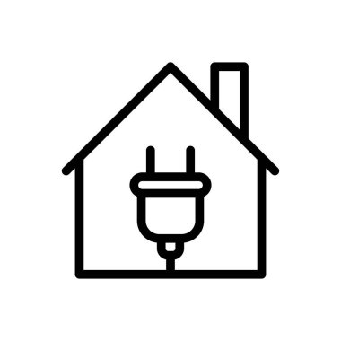 ev enerjisi simgesi web sitesi için ve Apps tasarım ve masaüstü zarfları, geliştirme ve yazdırma için. Premium paketi.