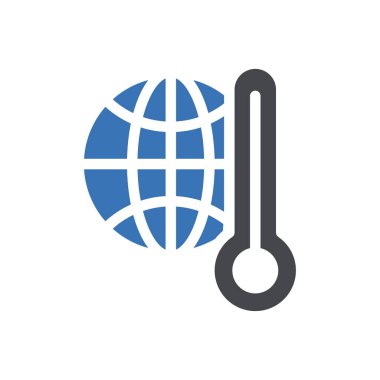 Web sitesi ve Uygulamalar için sıcaklık ikonu tasarım ve masaüstü zarfları, geliştirme ve yazdırma. Premium paketi.