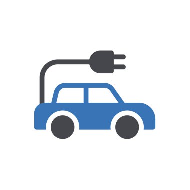 Web sitesi ve Uygulamalar için elektrikli araba simgesi tasarımı ve masaüstü zarfları, geliştirme ve yazdırma. Premium paketi.