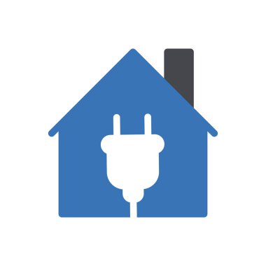 ev enerjisi simgesi web sitesi için ve Apps tasarım ve masaüstü zarfları, geliştirme ve yazdırma için. Premium paketi.