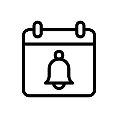 Web sitesi ve Uygulamalar için takvim çan simgesi tasarım ve masaüstü zarfları, geliştirme ve yazdırma. Premium paketi.