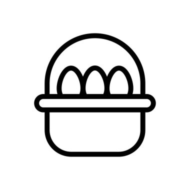 Web sitesi ve Uygulamalar için yumurta sepeti simgesi tasarımı ve masaüstü zarfları, geliştirme ve yazdırma. Premium paketi.