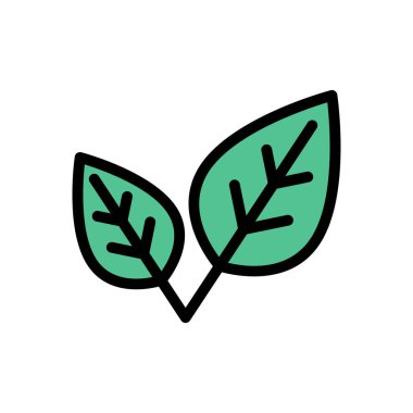 Web sitesi için yaprak simgesi ve Uygulamalar tasarımı ve masaüstü zarfları, geliştirme ve yazdırma. Premium paketi.