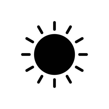 Web sitesi için güneş simgesi ve Uygulamalar tasarım ve masaüstü zarfları, geliştirme ve yazdırma. Premium paketi.