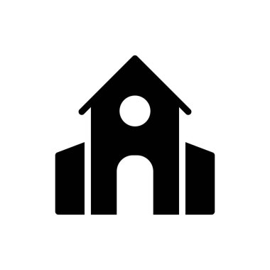 Web sitesi ve Uygulamalar için kilise simgesi tasarım ve masaüstü zarfları, geliştirme ve yazdırma. Premium paketi.