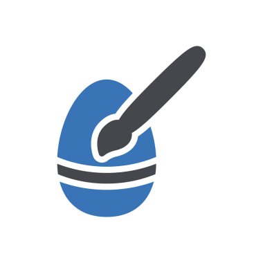 Web sitesi ve Uygulamalar için yumurta boyası ikonu tasarımı ve masaüstü zarfları, geliştirme ve yazdırma. Premium paketi.