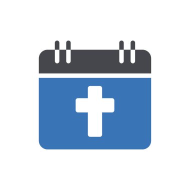 Web sitesi ve Uygulamalar için paskalya tarihi simgesi tasarım ve masaüstü zarfları, geliştirme ve yazdırma. Premium paketi.