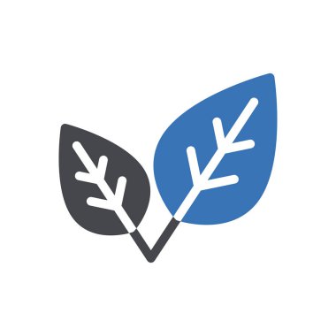 Web sitesi için yaprak simgesi ve Uygulamalar tasarımı ve masaüstü zarfları, geliştirme ve yazdırma. Premium paketi.