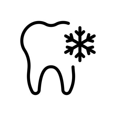 Web sitesi ve Uygulamalar için diş soğuk ikonu tasarım ve masaüstü zarfları, geliştirme ve yazdırma. Premium paketi.