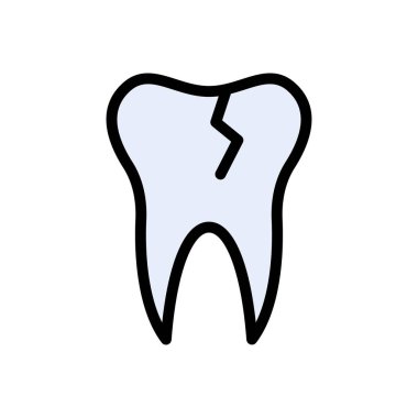 Web sitesi için diş kırılan simge ve Uygulamalar tasarımı ve masaüstü zarfları, geliştirme ve yazdırma. Premium paketi.