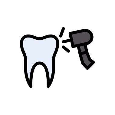 Web sitesi ve Uygulamalar için diş çürütülmüş simgesi tasarım ve masaüstü zarfları, geliştirme ve yazdırma. Premium paketi.