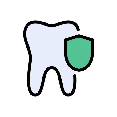 Web sitesi ve Uygulamalar için diş güvenliği simgesi tasarım ve masaüstü zarfları, geliştirme ve yazdırma. Premium paketi.