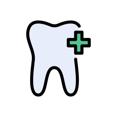 Web sitesi ve Uygulamalar için diş simgesi tasarımı ve masaüstü zarfları, geliştirme ve yazdırma. Premium paketi.