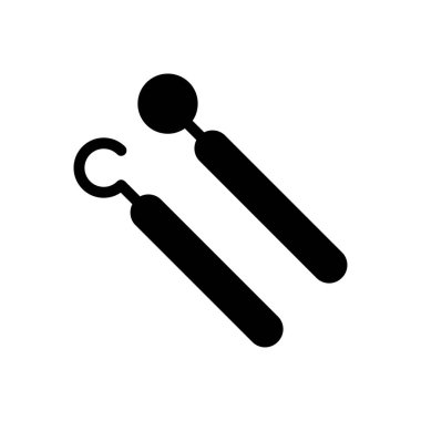 Web sitesi ve Uygulamalar tasarım ve masaüstü zarfları, geliştirme ve yazdırma için diş aracı simgesi. Premium paketi.