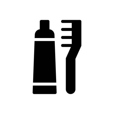 Web sitesi için diş macunu simgesi ve Uygulamalar tasarımı ve masaüstü zarfları, geliştirme ve yazdırma. Premium paketi.