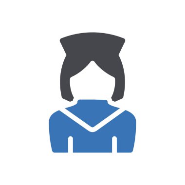 Web sitesi tasarımı ve masaüstü zarfları için hemşire Simgesi, geliştirme. premium paket.